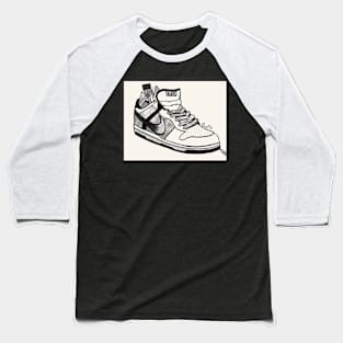 Art Nike Sneakers Baseball T-Shirt